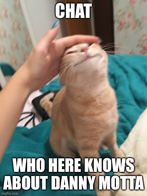 :3 | CHAT; WHO HERE KNOWS ABOUT DANNY MOTTA | image tagged in danny motta | made w/ Imgflip meme maker