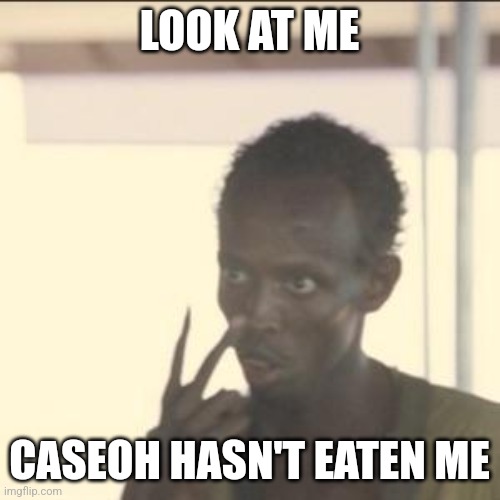 Look At Me | LOOK AT ME; CASEOH HASN'T EATEN ME | image tagged in memes,look at me | made w/ Imgflip meme maker