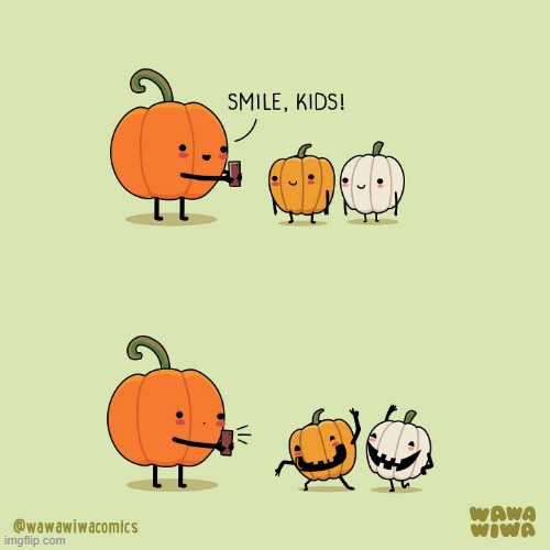 image tagged in pumpkins,photo,smile,kids,jack-o-lanterns,halloween | made w/ Imgflip meme maker