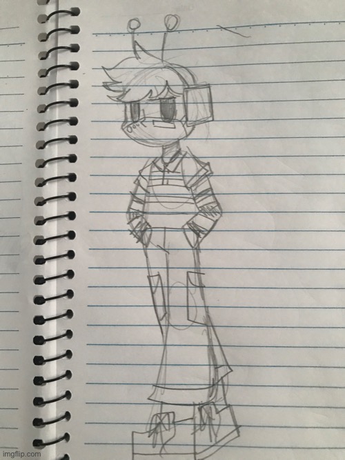 I drew human Retro! | made w/ Imgflip meme maker