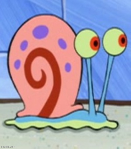 gary spongebob | image tagged in gary spongebob | made w/ Imgflip meme maker