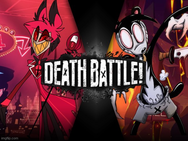 Alastor VS Skitzo (Hazbin Hotel VS COMICK) | image tagged in death battle,alastor,skitzo,hazbin hotel,comick | made w/ Imgflip meme maker