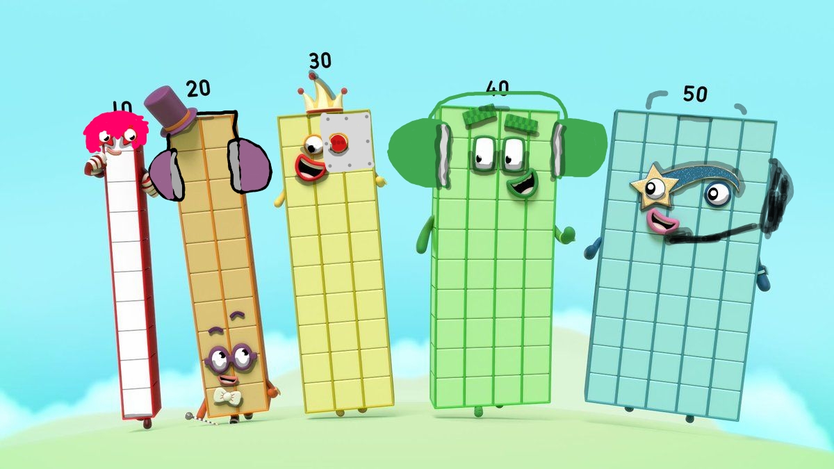 the numberblocks collection. Blank Meme Template