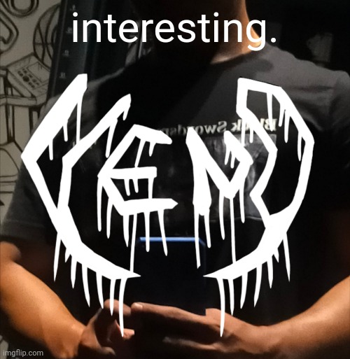 veno | interesting. | image tagged in veno | made w/ Imgflip meme maker