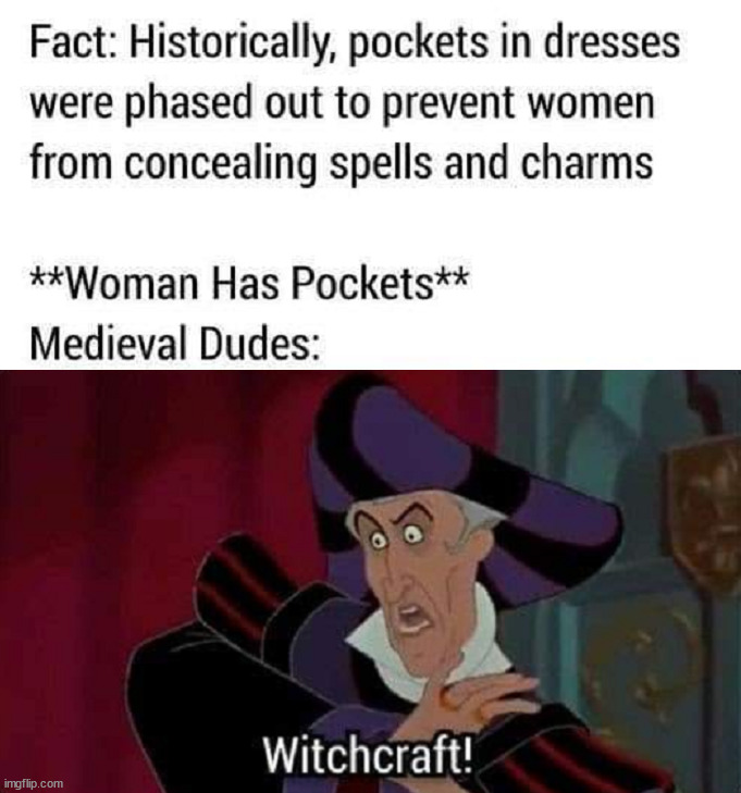 Pockets | image tagged in lore | made w/ Imgflip meme maker