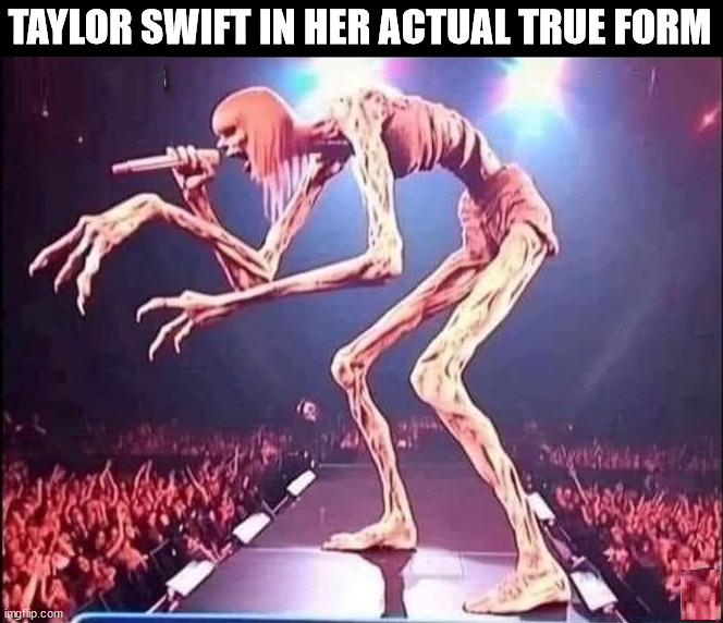 Singing | TAYLOR SWIFT IN HER ACTUAL TRUE FORM | image tagged in cursed image | made w/ Imgflip meme maker