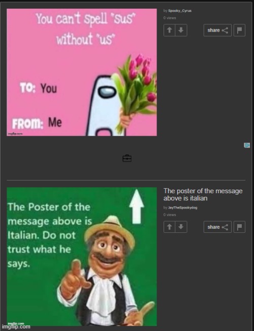 lol | image tagged in the poster of the image above is italian | made w/ Imgflip meme maker