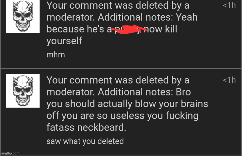 mod abuse: | made w/ Imgflip meme maker