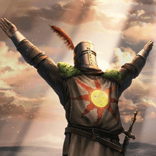 Dark Souls Solaire Praise the Sun Blank Meme Template