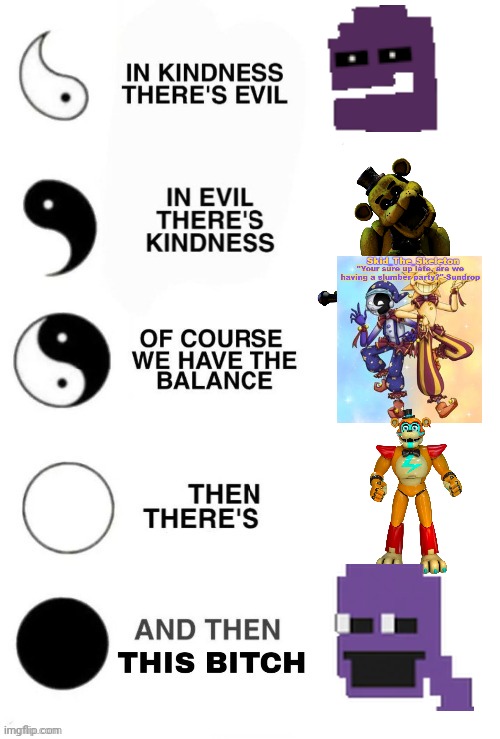 in good there is evil | image tagged in in good there is evil | made w/ Imgflip meme maker