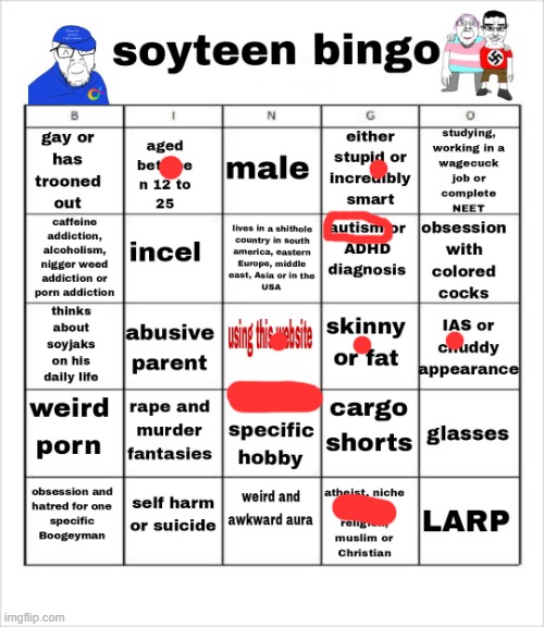 ok | image tagged in soyteen bingo | made w/ Imgflip meme maker