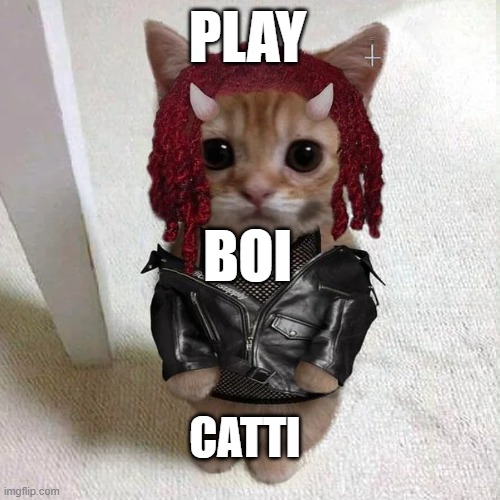 rappers as el gato | PLAY; BOI; CATTI | image tagged in el gato | made w/ Imgflip meme maker