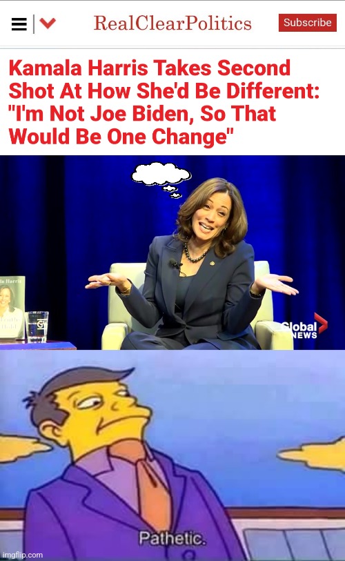 Pathetic | image tagged in skinner pathetic,memes,kamala harris,joe biden,democrats,idiots | made w/ Imgflip meme maker