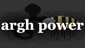 A Single Bee From " An Uncomfortably Large Group Of Bees " | argh power | image tagged in a single bee from an uncomfortably large group of bees | made w/ Imgflip meme maker