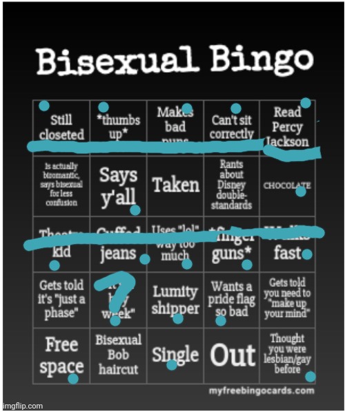 Bisexual Bingo | image tagged in bisexual bingo | made w/ Imgflip meme maker