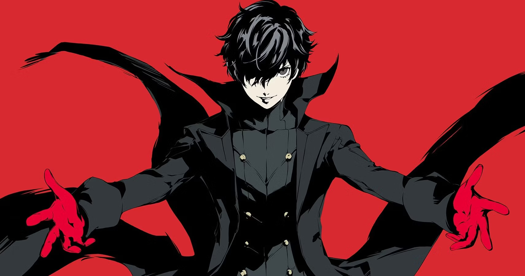 joker persona 5 open arms Blank Meme Template