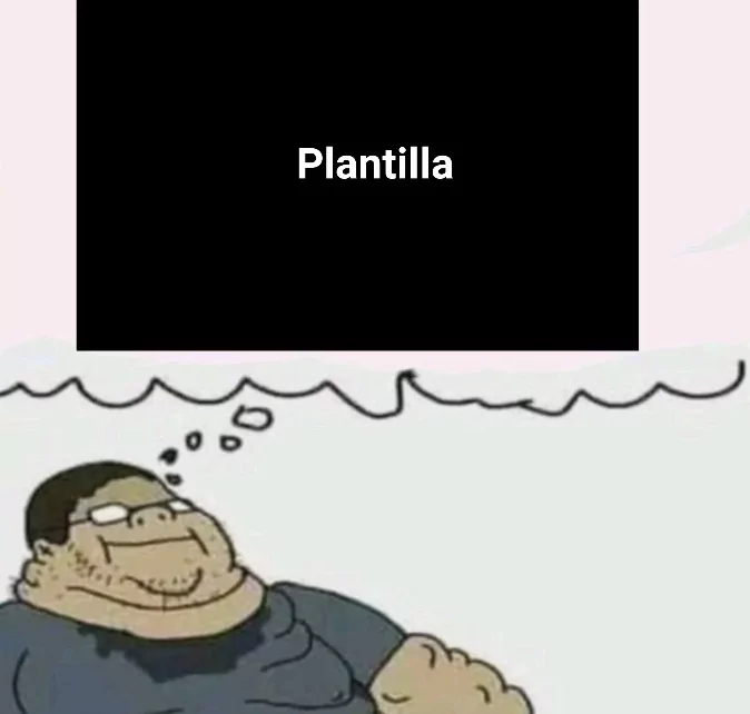 Gordo imaginando Blank Meme Template