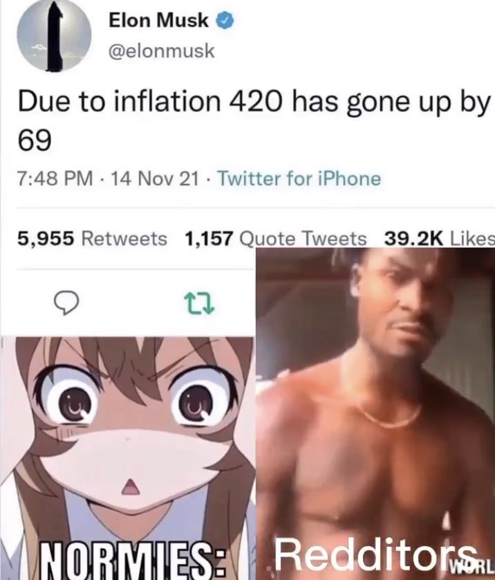 69 up by 420 Blank Meme Template