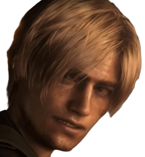 Leon RE4 Blank Meme Template