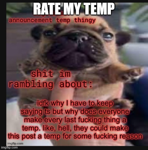 Template godly wow | RATE MY TEMP | image tagged in template godly wow | made w/ Imgflip meme maker