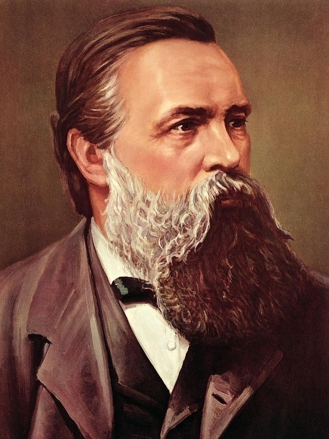 Friedrich Engels Blank Meme Template