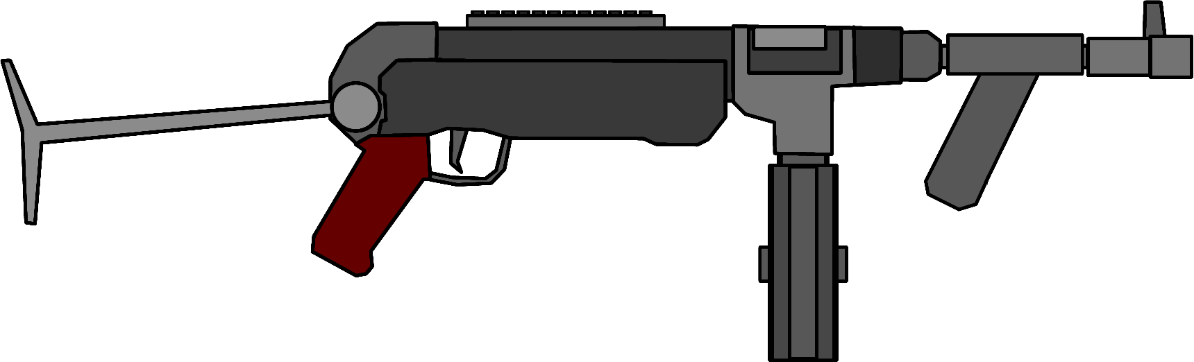 MP-41(Alternate Version in 1968) Submachine-Gun Blank Meme Template