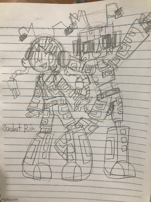 Kagamine Rin as Zerobot | image tagged in rin | made w/ Imgflip meme maker