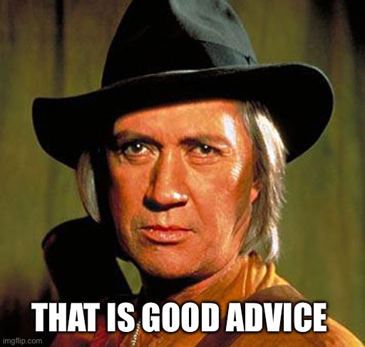 David Carradine Approves | THAT IS GOOD ADVICE | image tagged in david carradine approves | made w/ Imgflip meme maker