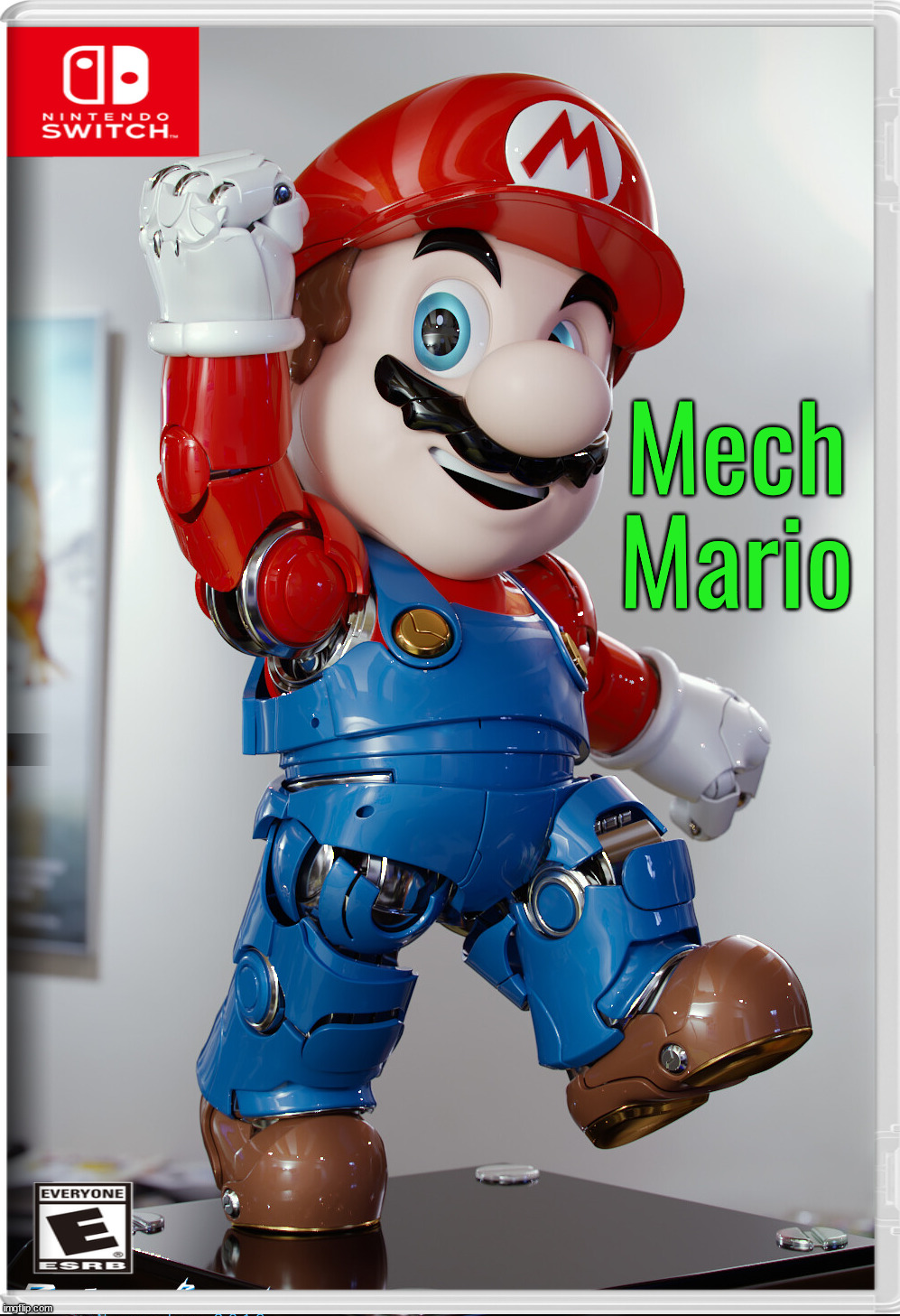 Mech Mario | Mech
Mario | image tagged in nintendo switch | made w/ Imgflip meme maker