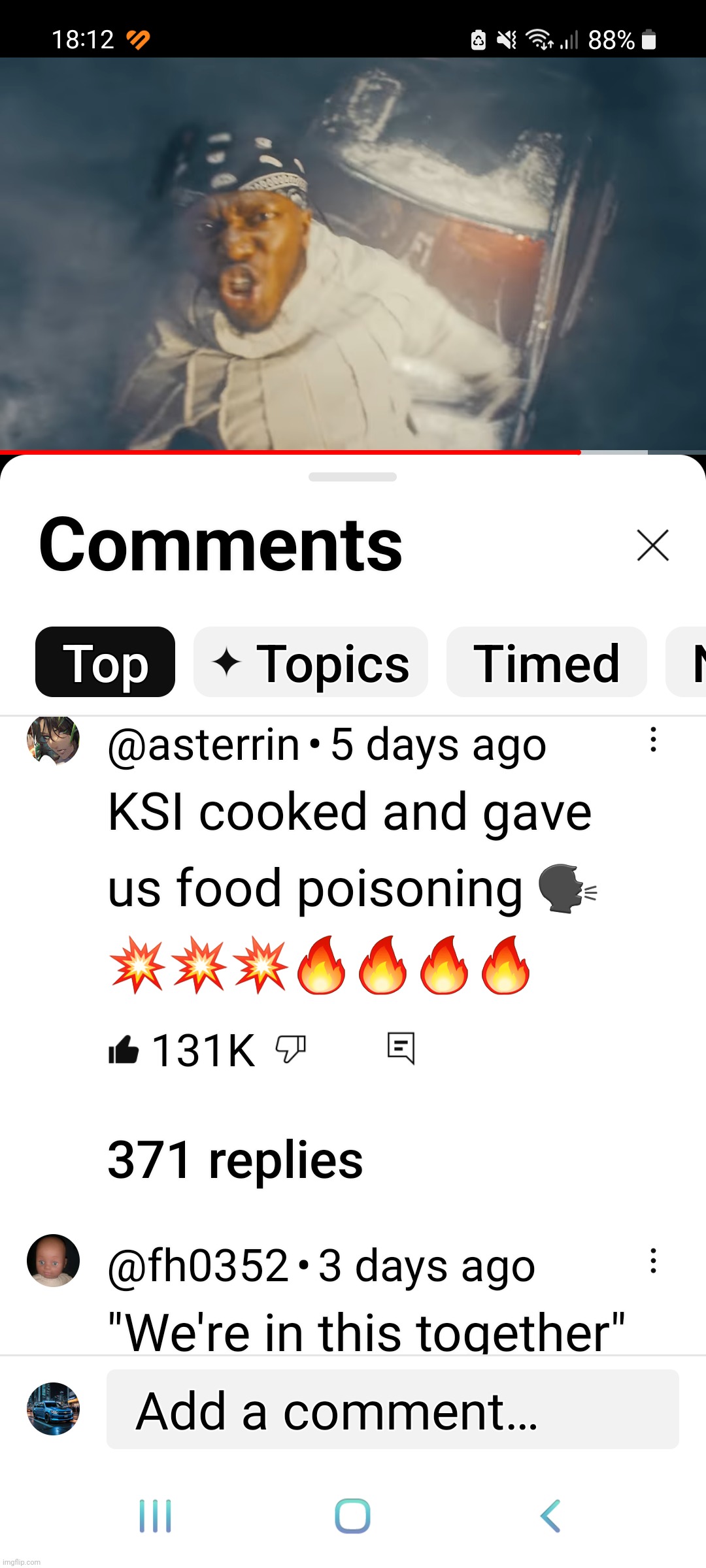 FYI: the comment section is INSANE | image tagged in memems,ksi,funnyish | made w/ Imgflip meme maker