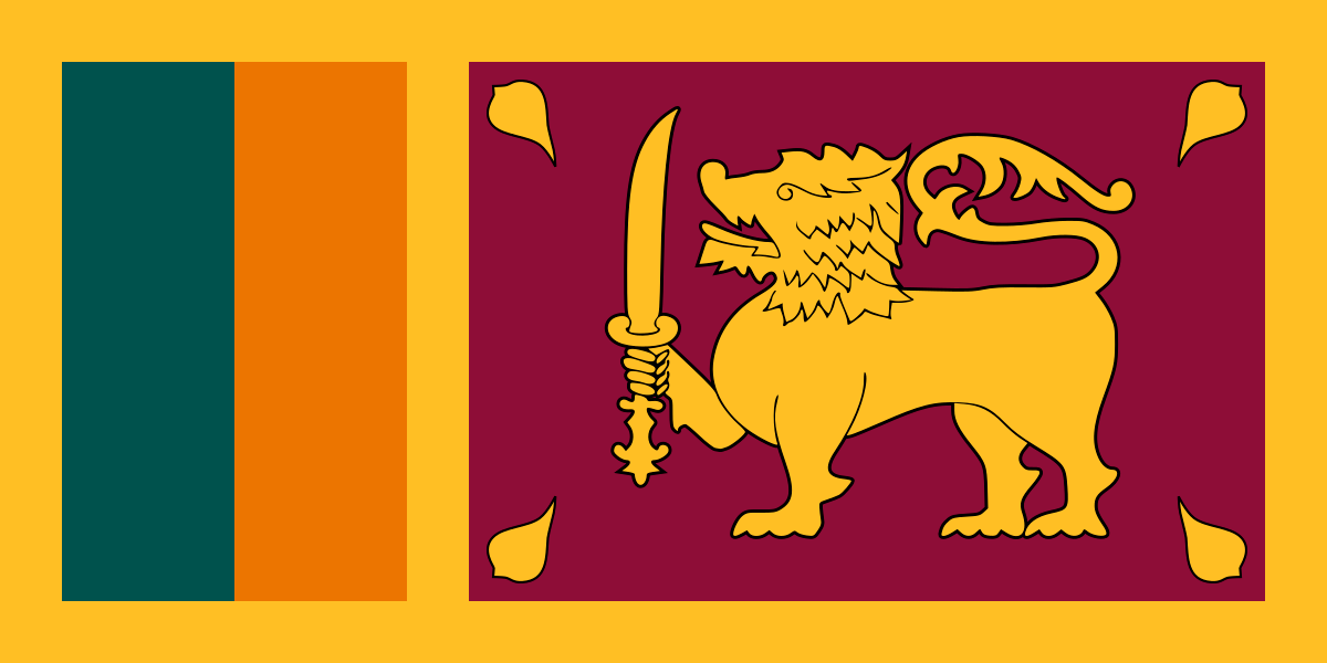 Sri Lanka Flag Blank Meme Template