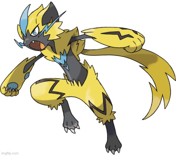 Zeraora | image tagged in zeraora | made w/ Imgflip meme maker