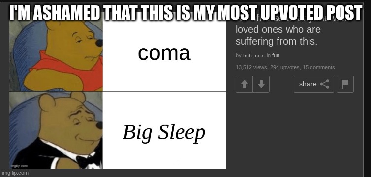 I'M ASHAMED THAT THIS IS MY MOST UPVOTED POST | made w/ Imgflip meme maker