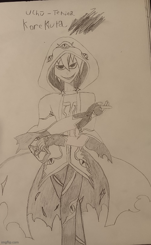 POV: your OC sees him fighting a small girl in a cloak | made w/ Imgflip meme maker