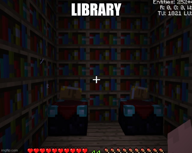 LIBRARY | made w/ Imgflip meme maker