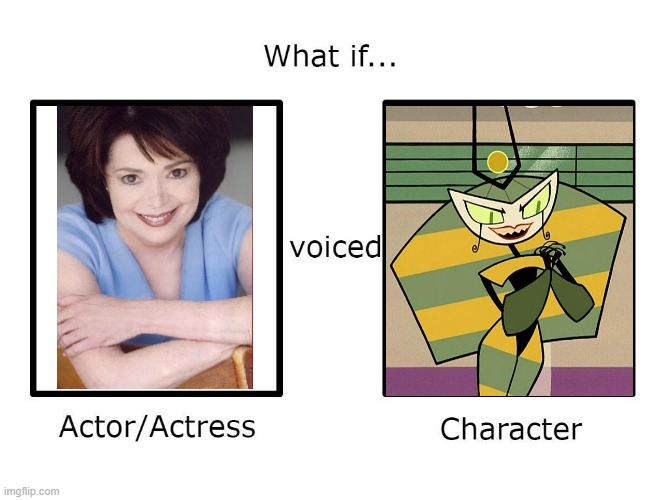 What if Susan Silo voiced Vexus? | image tagged in what if this actor or actress voiced this character,my life as a teenage robot,nickelodeon,susan slio | made w/ Imgflip meme maker