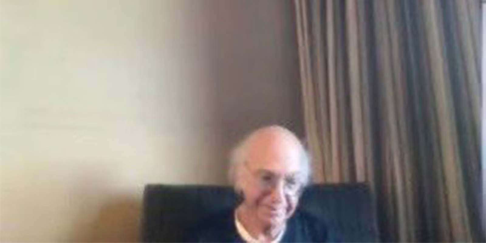 High Quality Zoom Larry David Blank Meme Template