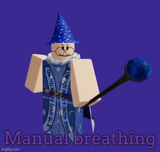 I cast a spell | Manual breathing | image tagged in marakaviluigionis | made w/ Imgflip meme maker