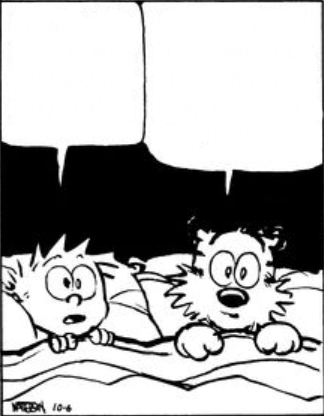 Calvin and hobbes Blank Meme Template