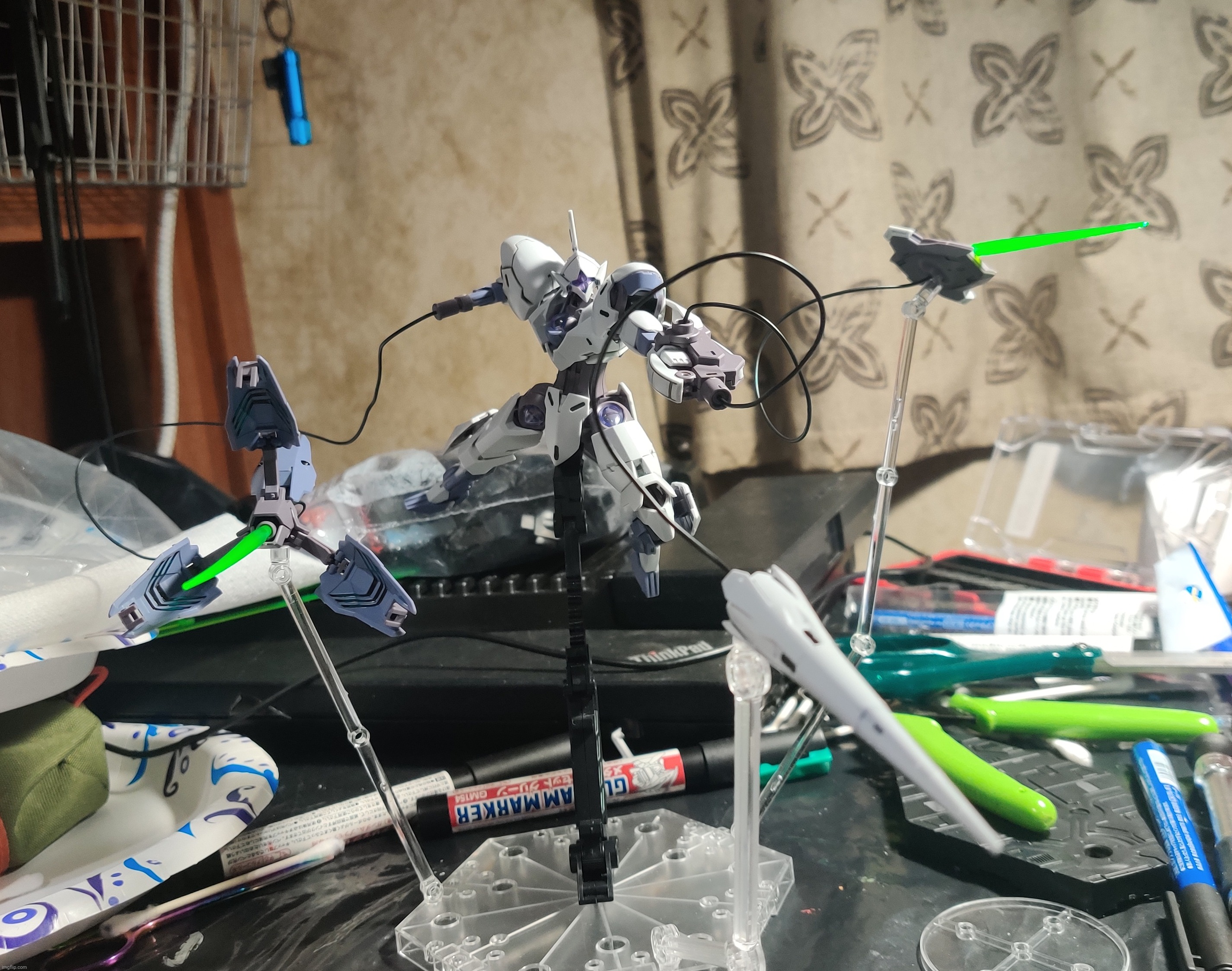 I was gonna post the Gundam pharact's new weapons but I got distracted doing this with the michaelis | made w/ Imgflip meme maker