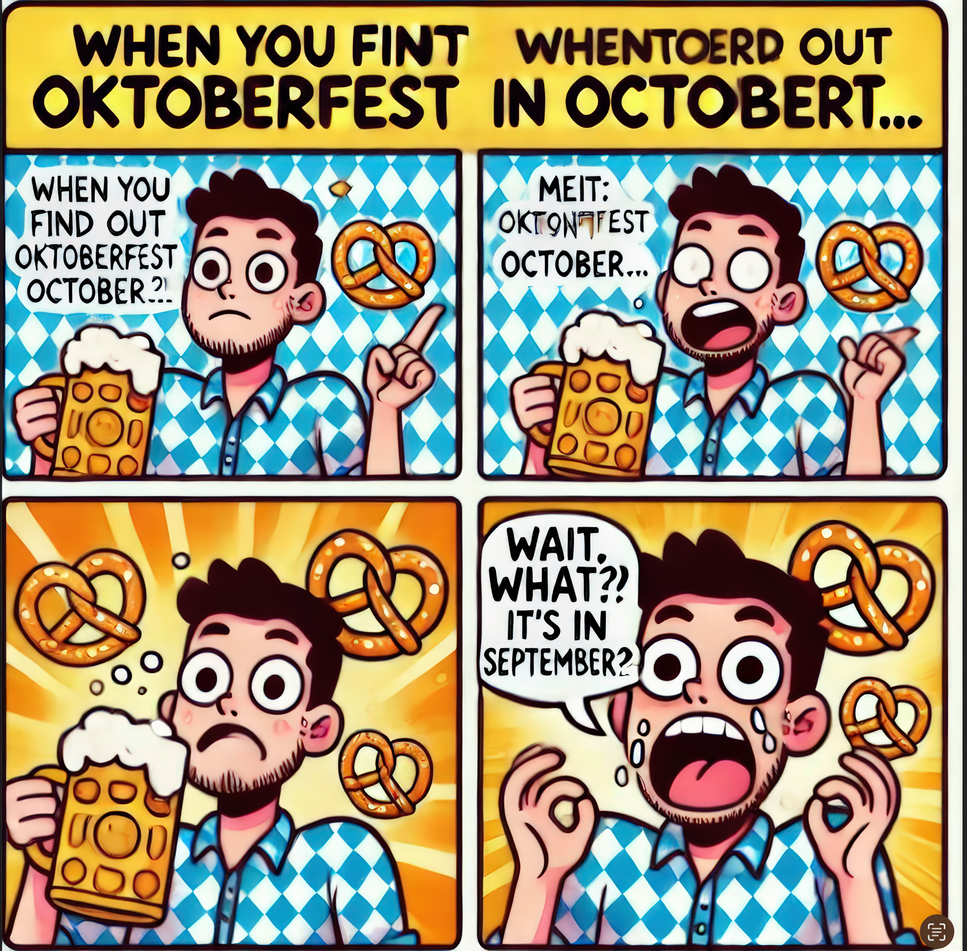 Oktoberfest Blank Meme Template