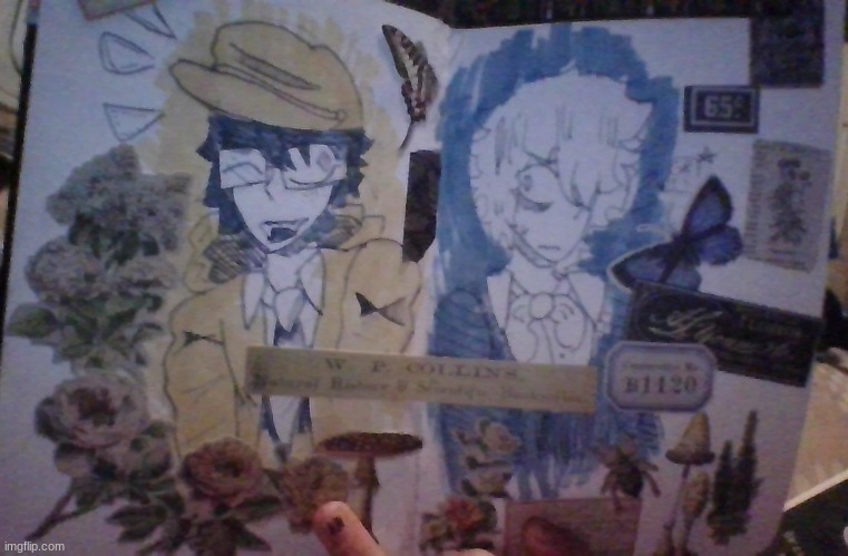 Ranpo and Poe (ugly ahh chromebook lighting) | made w/ Imgflip meme maker