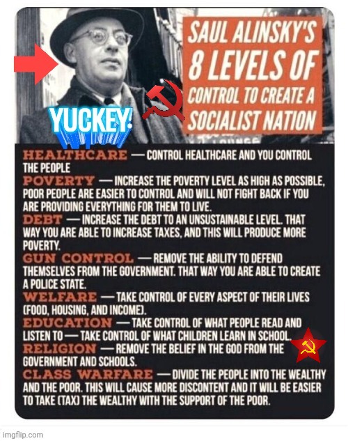 Saul Alinsky Socialism Blank Meme Template