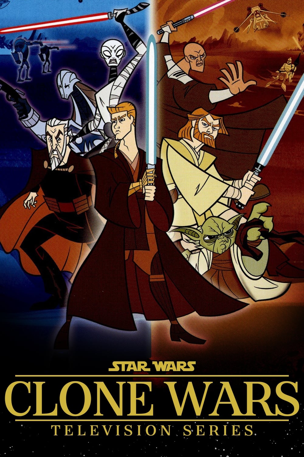 Star Wars Clone Wars 2003 2D version Blank Meme Template