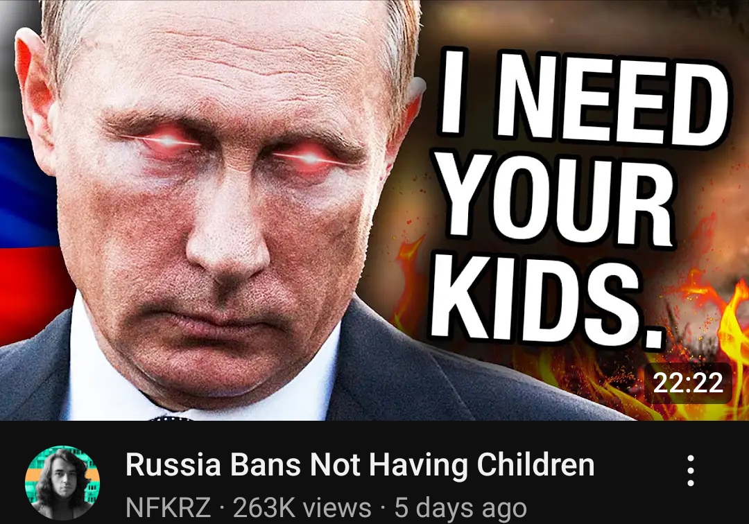 Russia bans not having kids Blank Meme Template