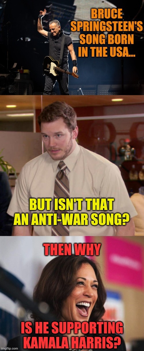 Isn't It Confusing? | image tagged in memes,anti war,song,musician,support,kamala harris | made w/ Imgflip meme maker