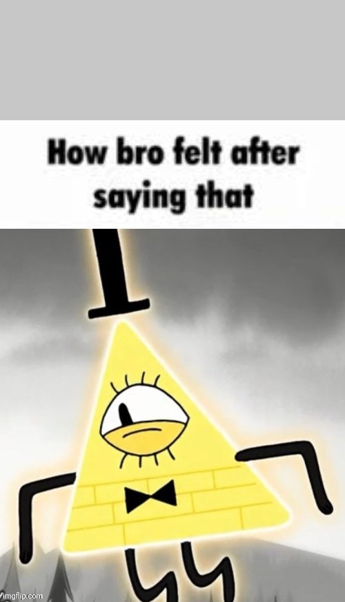 How bro felt after saying that bill cipher | image tagged in how bro felt after saying that bill cipher | made w/ Imgflip meme maker