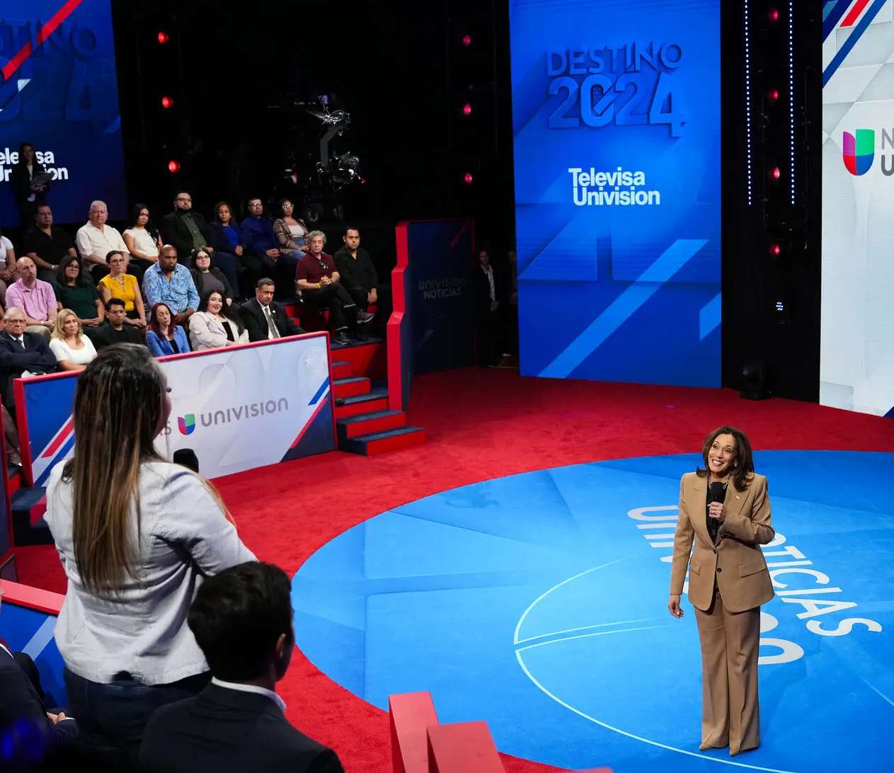 Kamala Harris Univision Town Hall Blank Meme Template