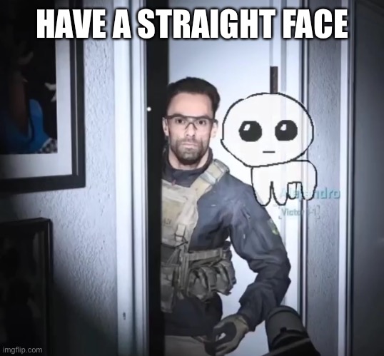 Call of duty | HAVE A STRAIGHT FACE | image tagged in call of duty | made w/ Imgflip meme maker