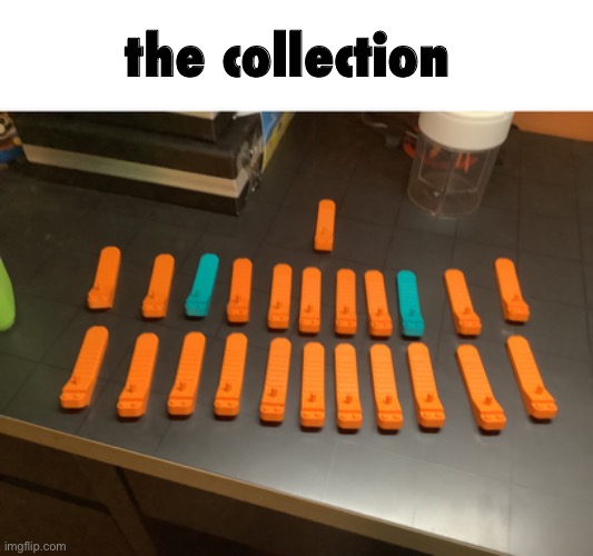 why the fuck do i have so many brick separators? no clue. | the collection | made w/ Imgflip meme maker